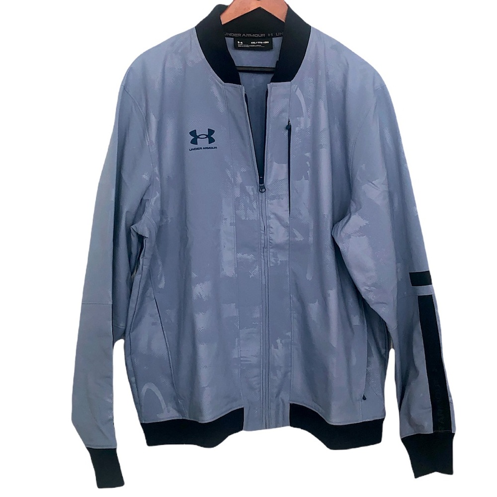 NWT Under Armour Men’s Blue Bomber Jacket Sz XXL Style# 1356767
